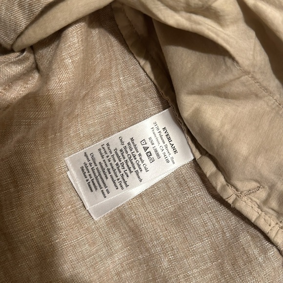 Everlane Linen Wrap Dress - Picture 6 of 7